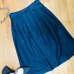 Denim Club Monaco midi skirt size 4